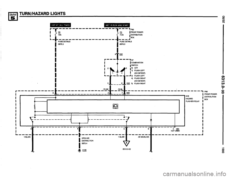 BMW M5 1993 E34 Electrical Troubleshooting Manual 