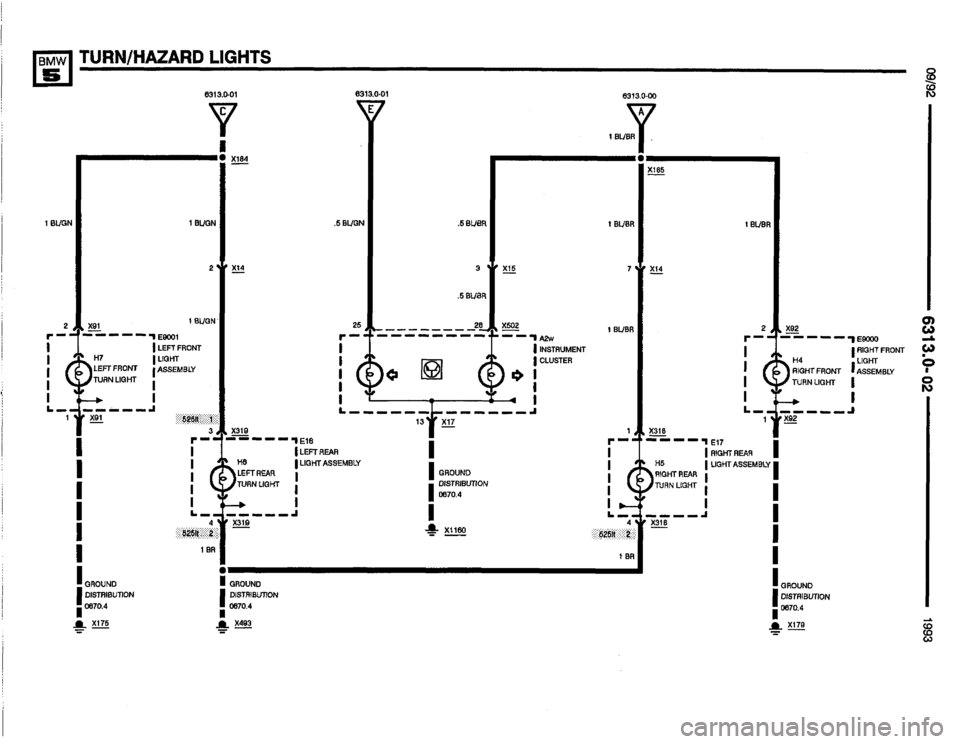 BMW M5 1993 E34 Electrical Troubleshooting Manual 