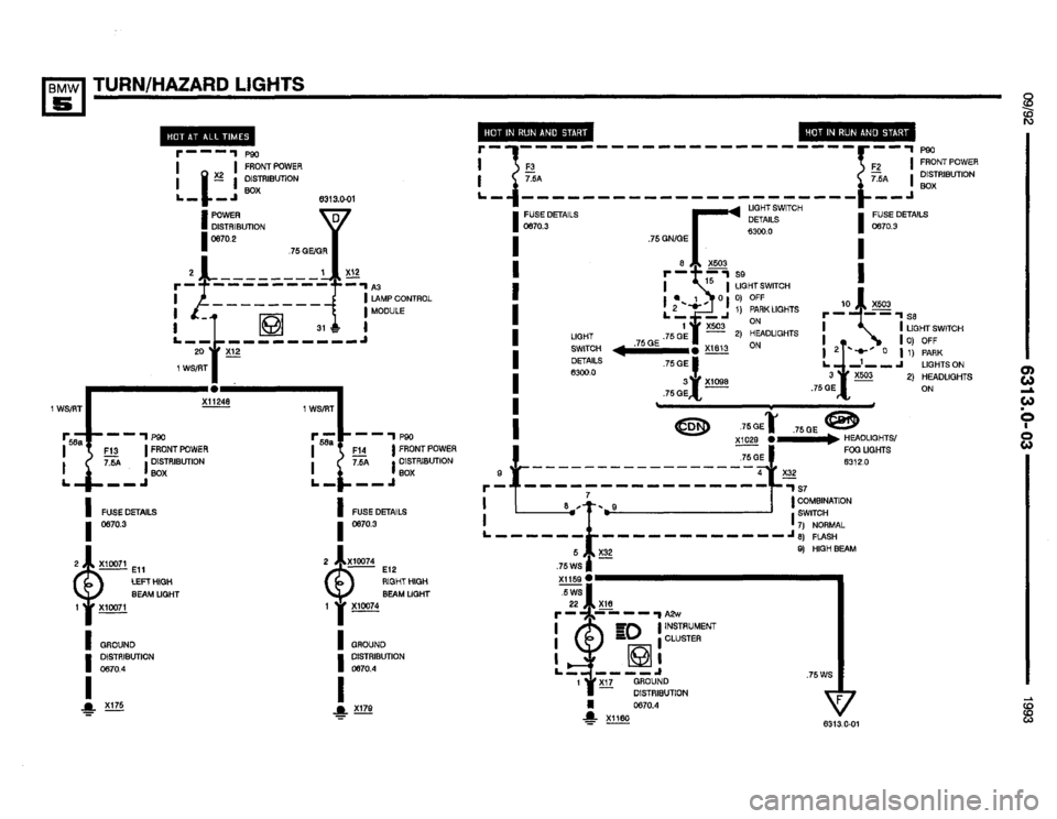 BMW M5 1993 E34 Electrical Troubleshooting Manual 