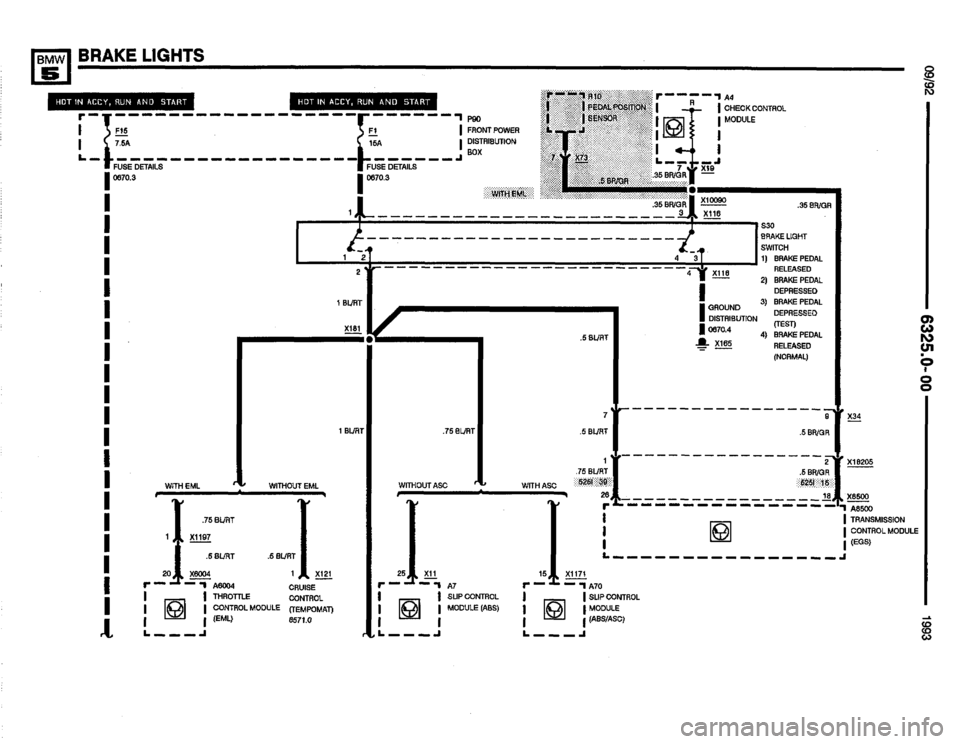 BMW M5 1993 E34 Electrical Troubleshooting Manual 