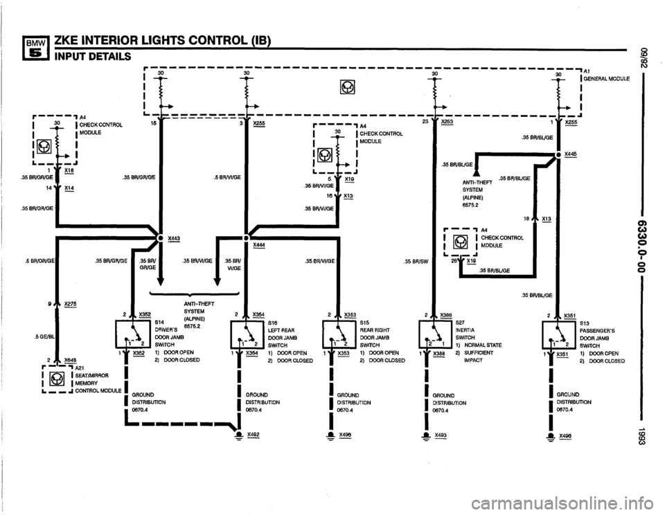 BMW M5 1993 E34 Electrical Troubleshooting Manual 