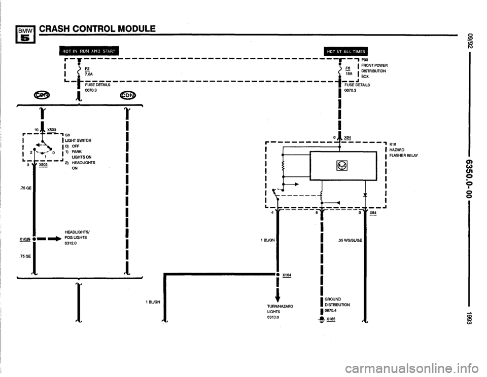 BMW M5 1993 E34 Electrical Troubleshooting Manual 