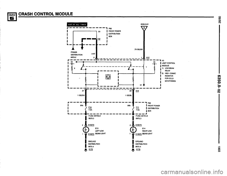 BMW M5 1993 E34 Electrical Troubleshooting Manual 