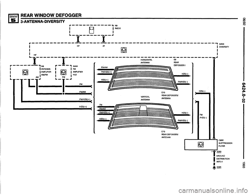 BMW M5 1993 E34 Electrical Troubleshooting Manual 