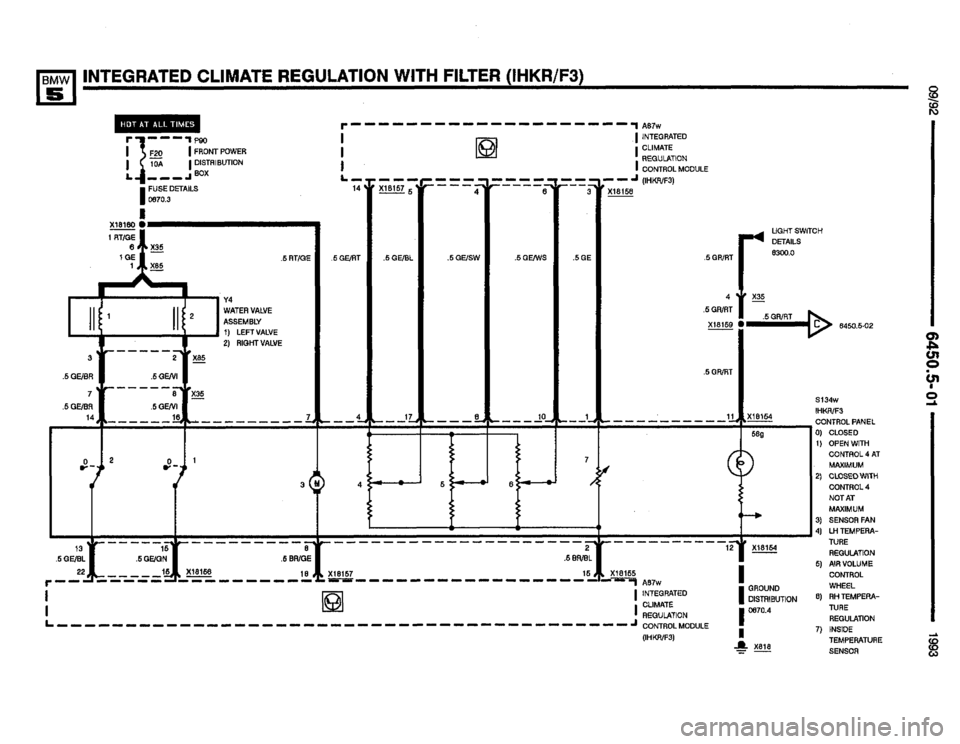 BMW M5 1993 E34 Electrical Troubleshooting Manual 