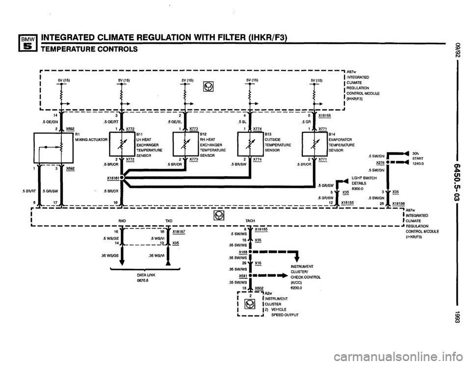 BMW M5 1993 E34 Electrical Troubleshooting Manual 