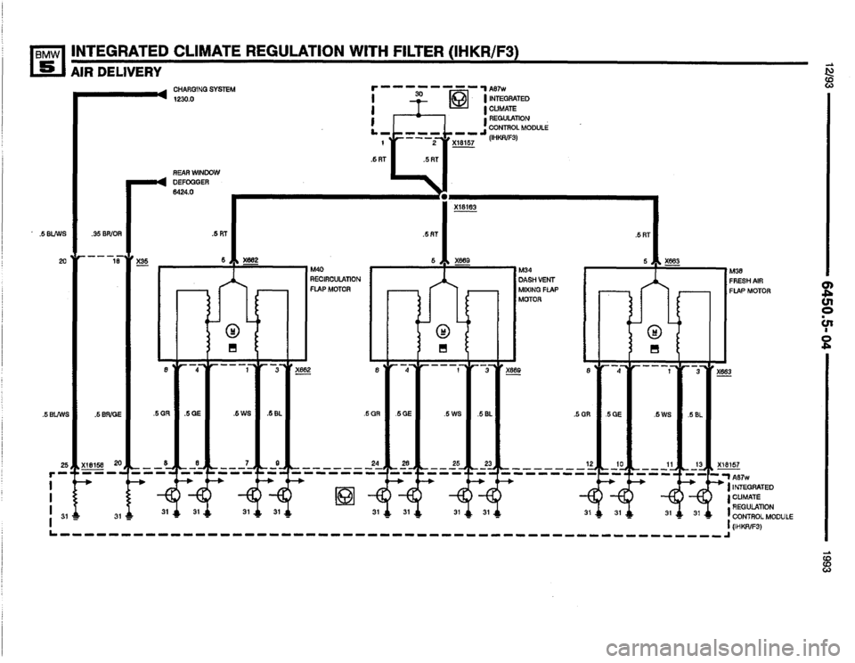 BMW M5 1993 E34 Electrical Troubleshooting Manual 