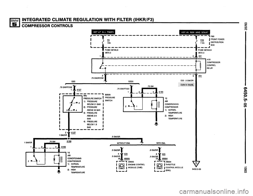 BMW M5 1993 E34 Electrical Troubleshooting Manual 
