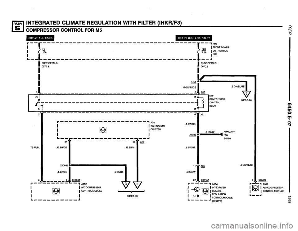 BMW M5 1993 E34 Electrical Troubleshooting Manual 