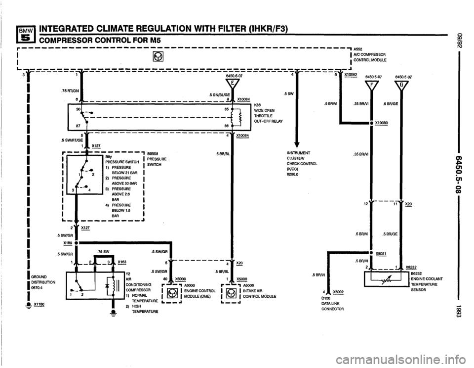 BMW M5 1993 E34 Electrical Troubleshooting Manual 