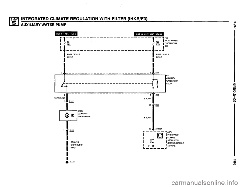 BMW M5 1993 E34 Electrical Troubleshooting Manual 