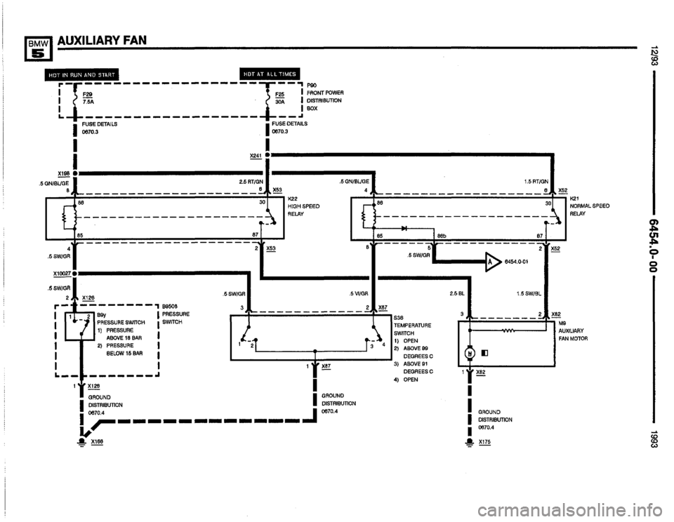 BMW M5 1993 E34 Electrical Troubleshooting Manual 