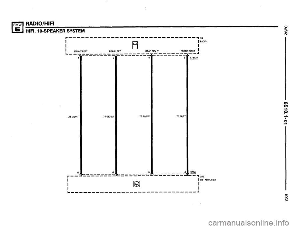 BMW M5 1993 E34 Electrical Troubleshooting Manual 