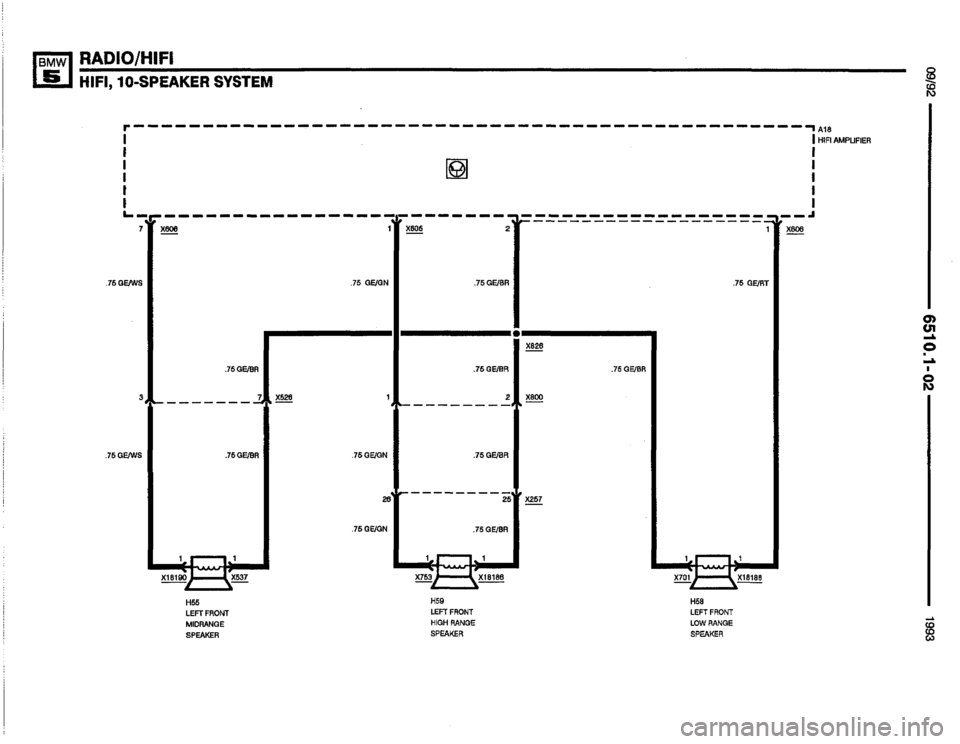 BMW M5 1993 E34 Electrical Troubleshooting Manual 