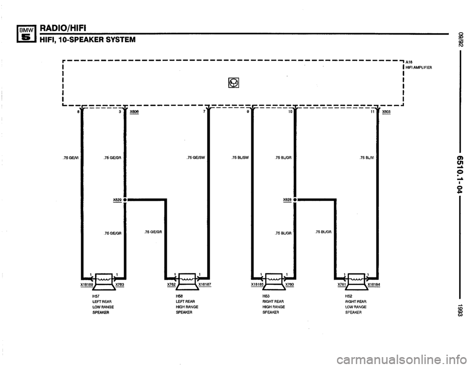 BMW M5 1993 E34 Electrical Troubleshooting Manual 