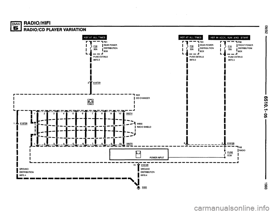 BMW M5 1993 E34 Electrical Troubleshooting Manual 
