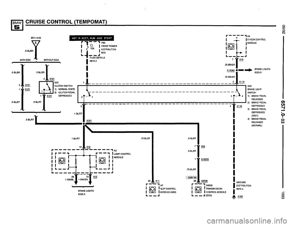 BMW M5 1993 E34 Electrical Troubleshooting Manual 