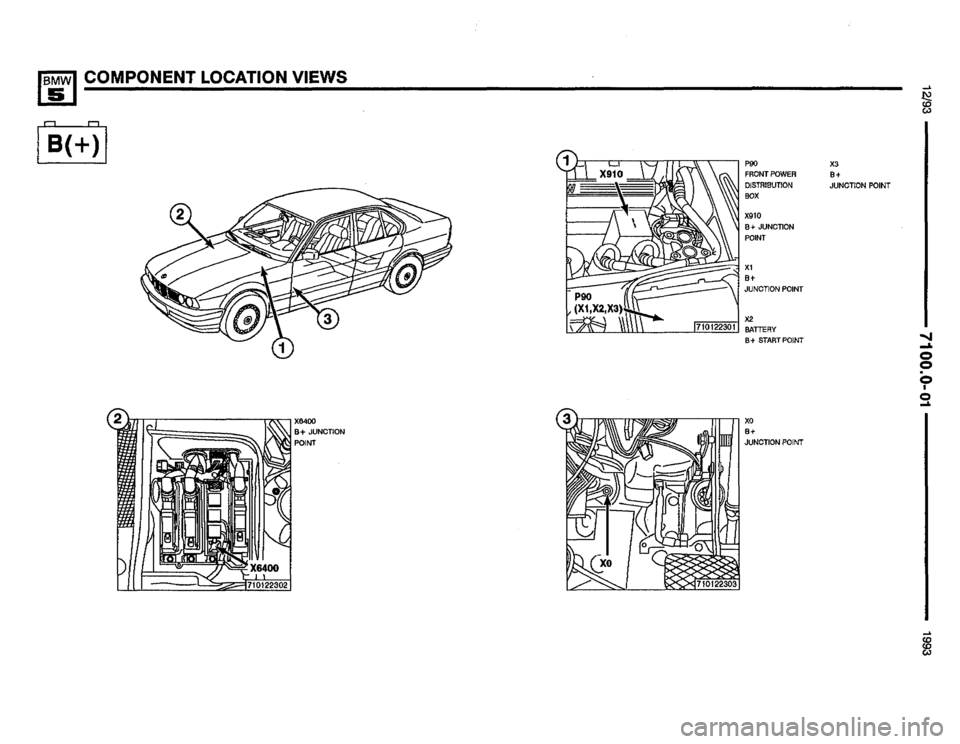 BMW M5 1993 E34 Electrical Troubleshooting Manual 