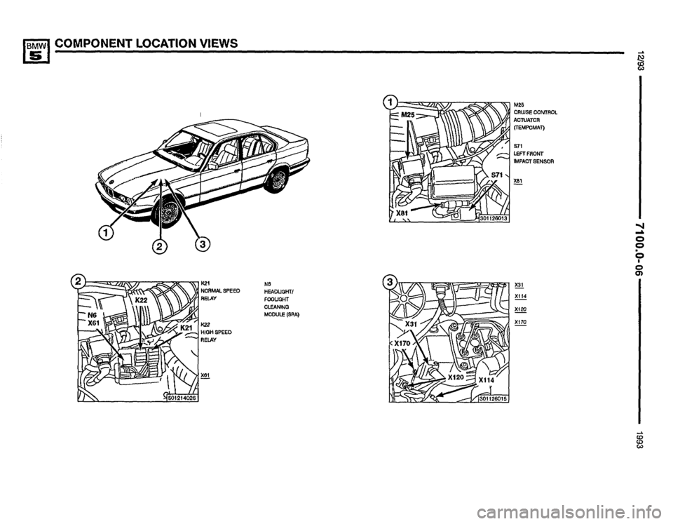 BMW M5 1993 E34 Electrical Troubleshooting Manual 