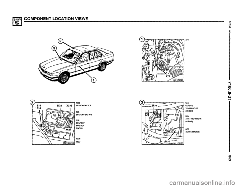 BMW M5 1993 E34 Electrical Troubleshooting Manual 