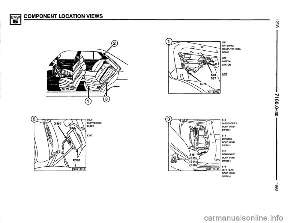 BMW M5 1993 E34 Electrical Troubleshooting Manual 
