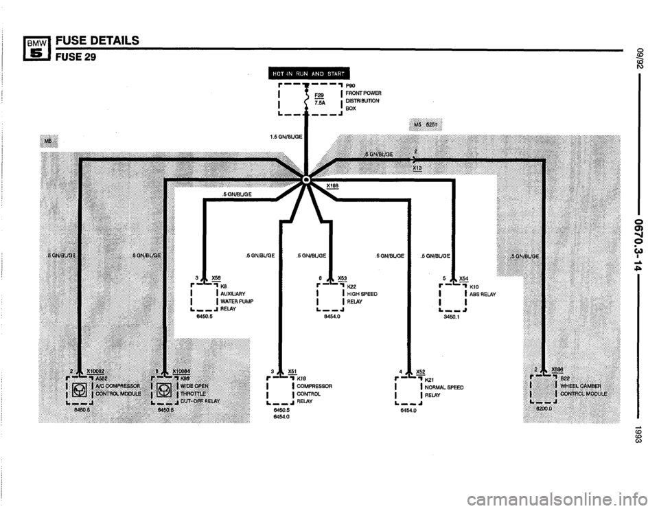 BMW M5 1993 E34 Electrical Troubleshooting Manual 