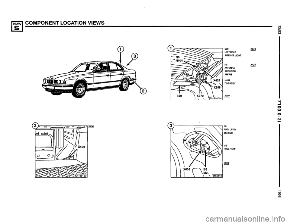 BMW M5 1993 E34 Electrical Troubleshooting Manual 