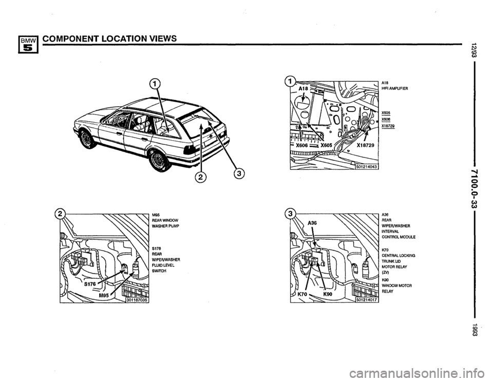 BMW M5 1993 E34 Electrical Troubleshooting Manual 