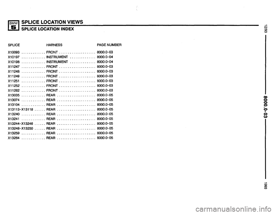 BMW M5 1993 E34 Electrical Troubleshooting Manual 