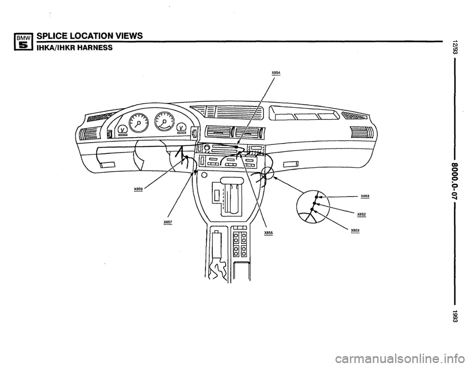 BMW M5 1993 E34 Electrical Troubleshooting Manual 