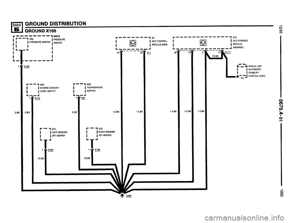 BMW M5 1993 E34 Electrical Troubleshooting Manual 