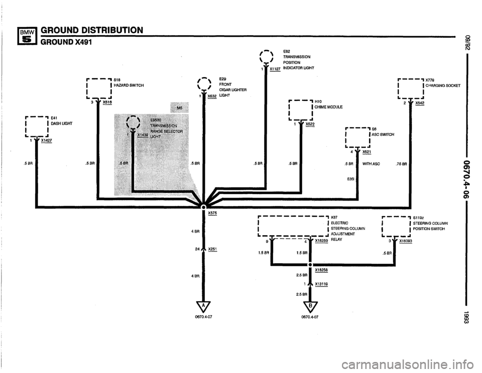 BMW M5 1993 E34 Electrical Troubleshooting Manual 