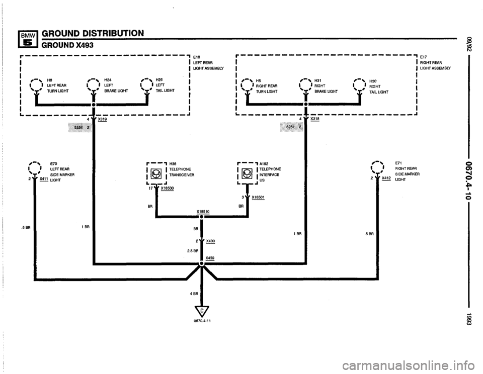 BMW M5 1993 E34 Electrical Troubleshooting Manual 