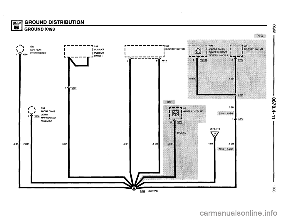 BMW M5 1993 E34 Electrical Troubleshooting Manual 