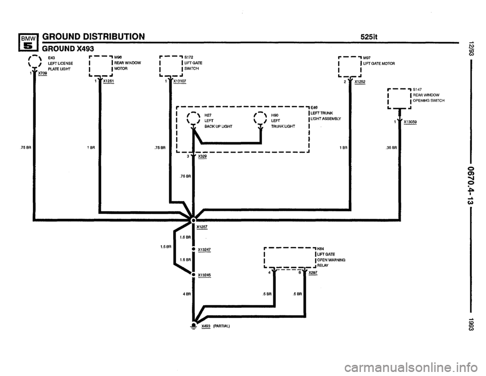 BMW M5 1993 E34 Electrical Troubleshooting Manual 