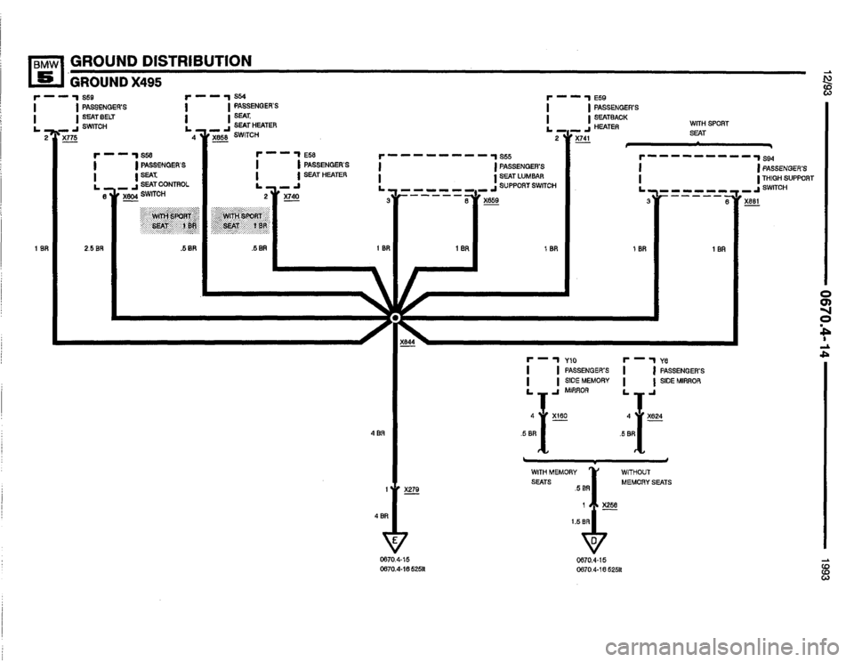 BMW M5 1993 E34 Electrical Troubleshooting Manual 