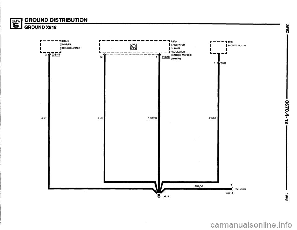 BMW M5 1993 E34 Electrical Troubleshooting Manual 