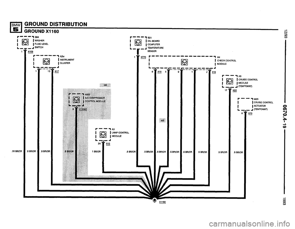 BMW M5 1993 E34 Electrical Troubleshooting Manual 