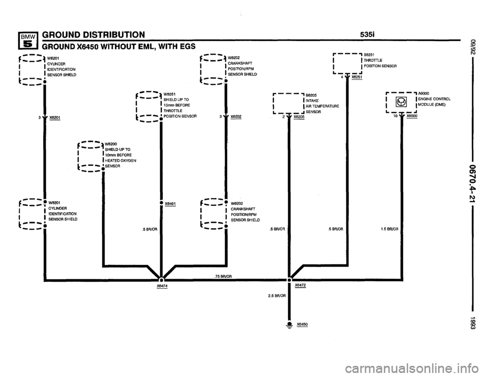 BMW M5 1993 E34 Electrical Troubleshooting Manual 
