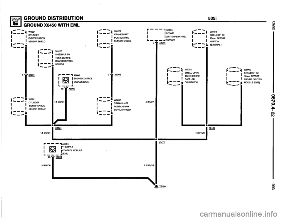 BMW M5 1993 E34 Electrical Troubleshooting Manual 