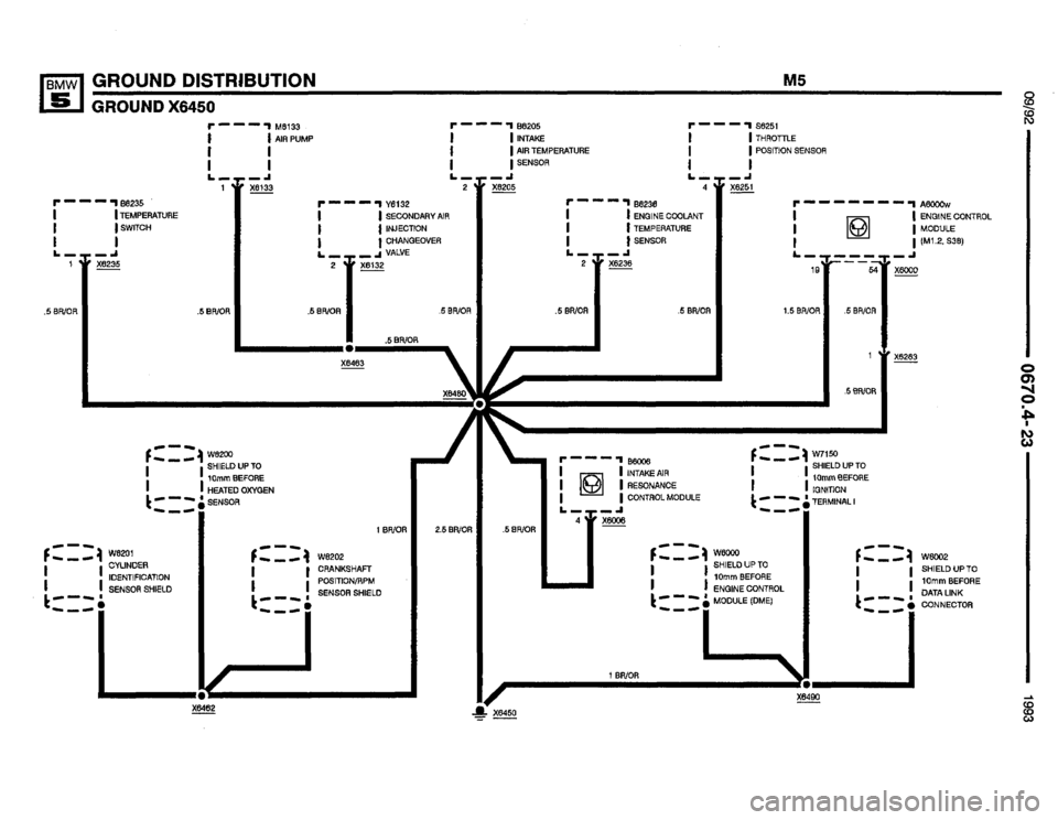 BMW M5 1993 E34 Electrical Troubleshooting Manual 