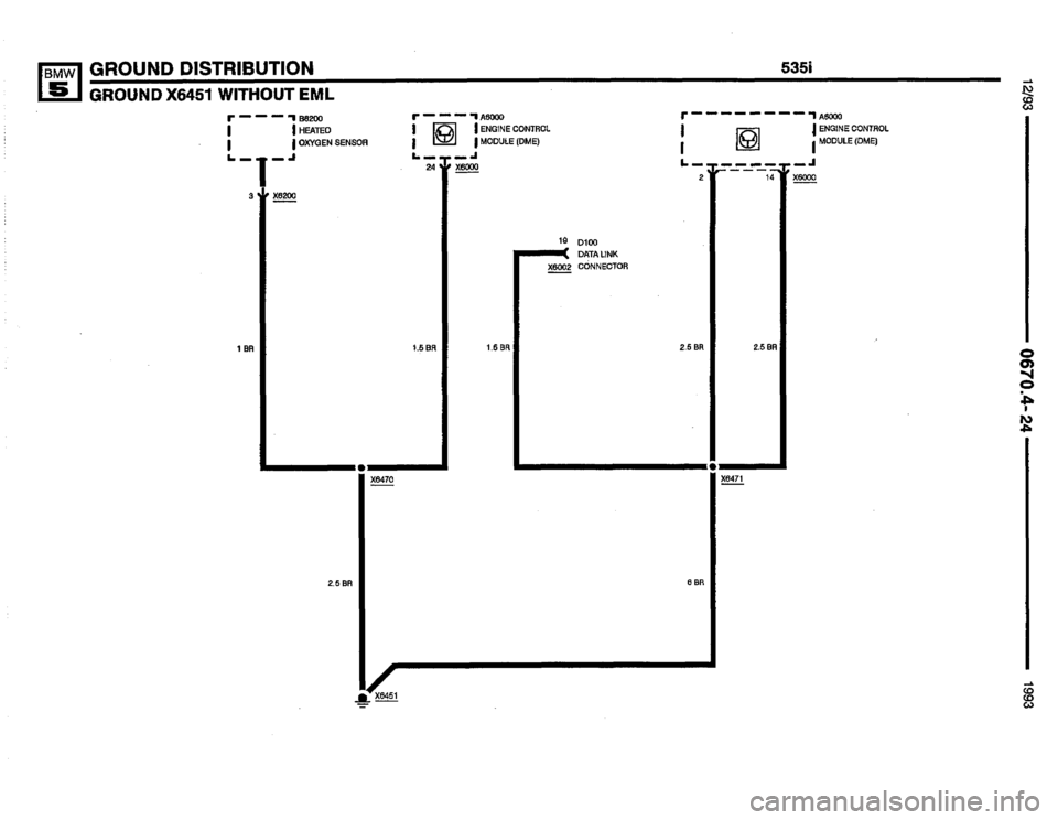 BMW M5 1993 E34 Electrical Troubleshooting Manual 