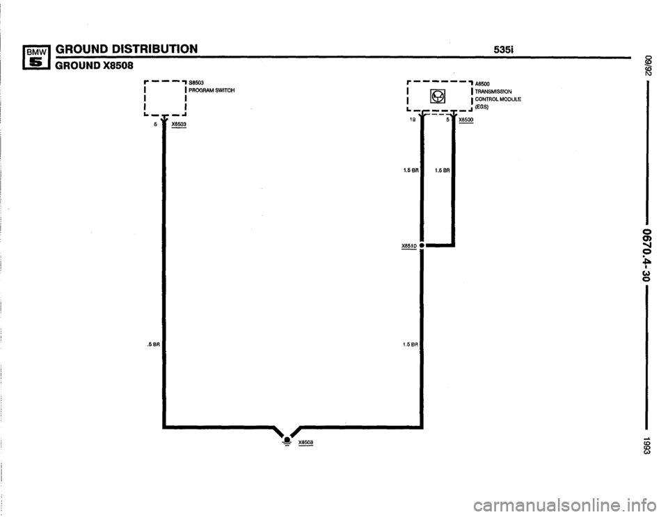 BMW M5 1993 E34 Electrical Troubleshooting Manual 