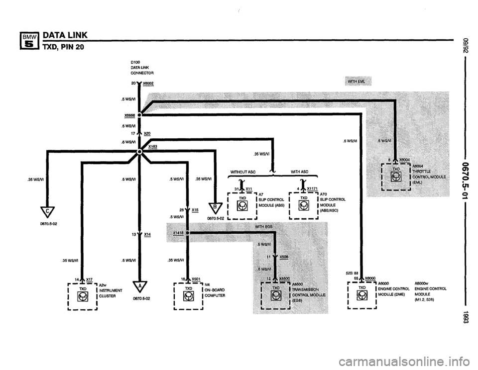 BMW M5 1993 E34 Electrical Troubleshooting Manual 