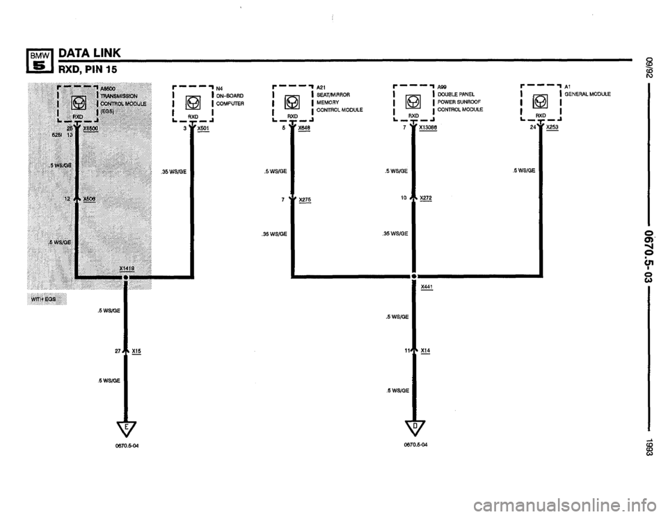 BMW M5 1993 E34 Electrical Troubleshooting Manual 