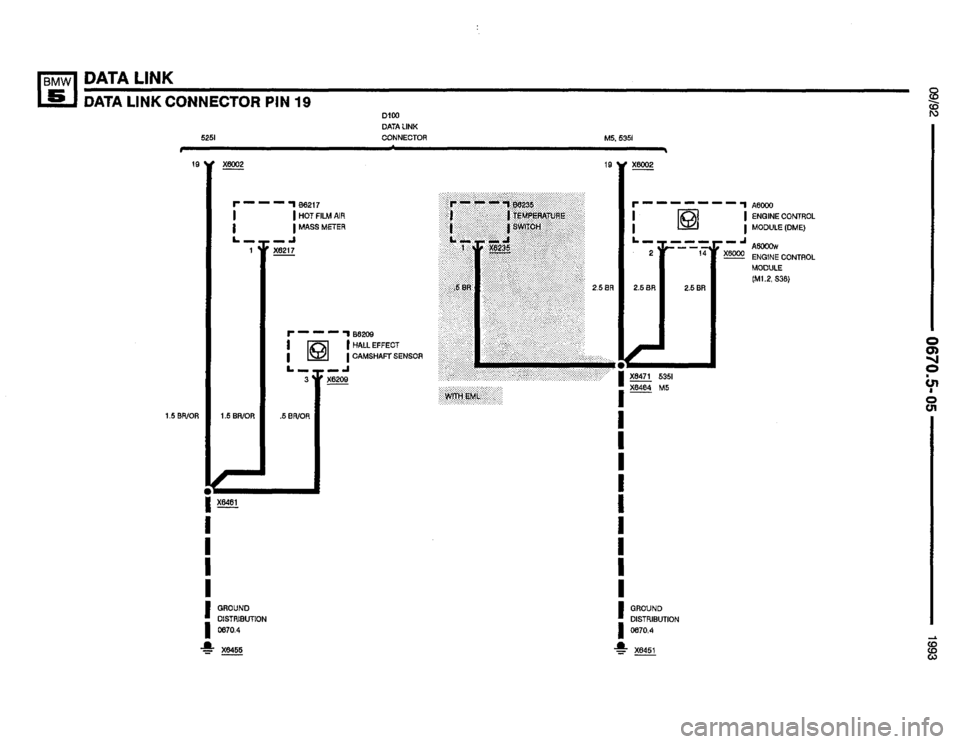 BMW M5 1993 E34 Electrical Troubleshooting Manual 