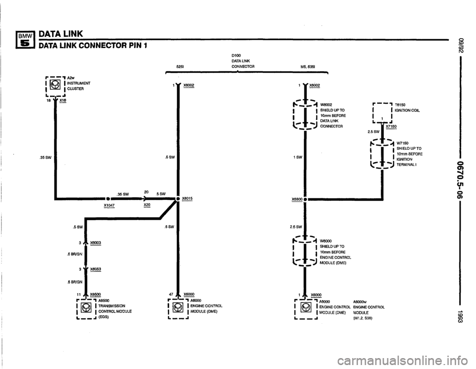 BMW M5 1993 E34 Electrical Troubleshooting Manual 