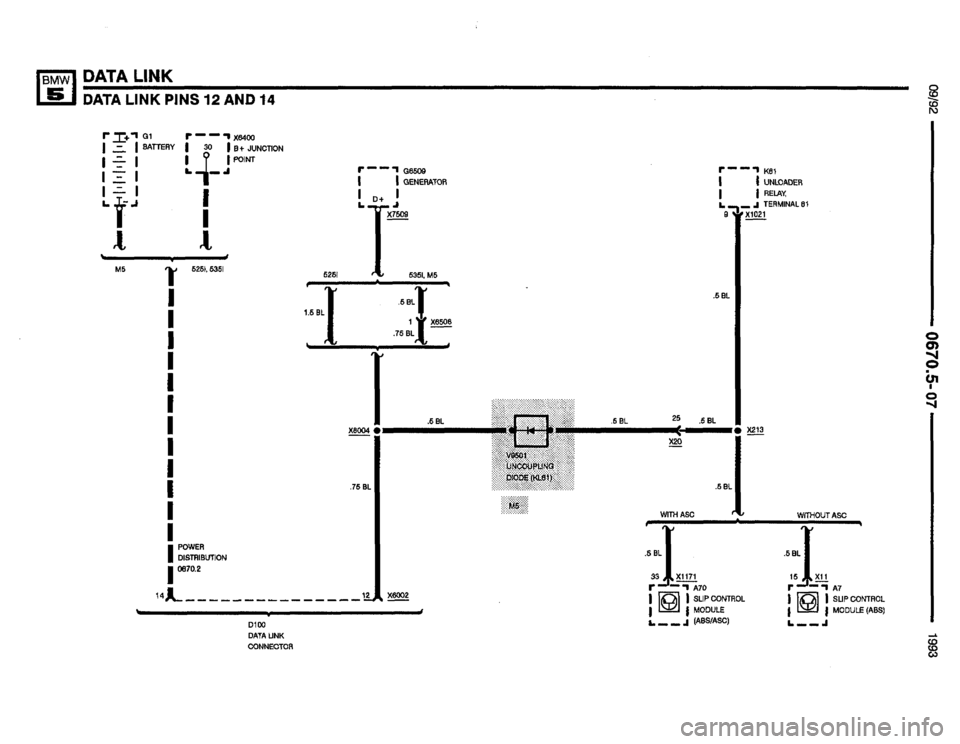 BMW M5 1993 E34 Electrical Troubleshooting Manual 