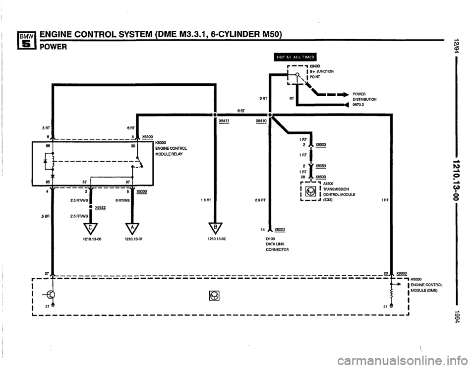 BMW 530it 1994 E34 Electrical Troubleshooting Manual 