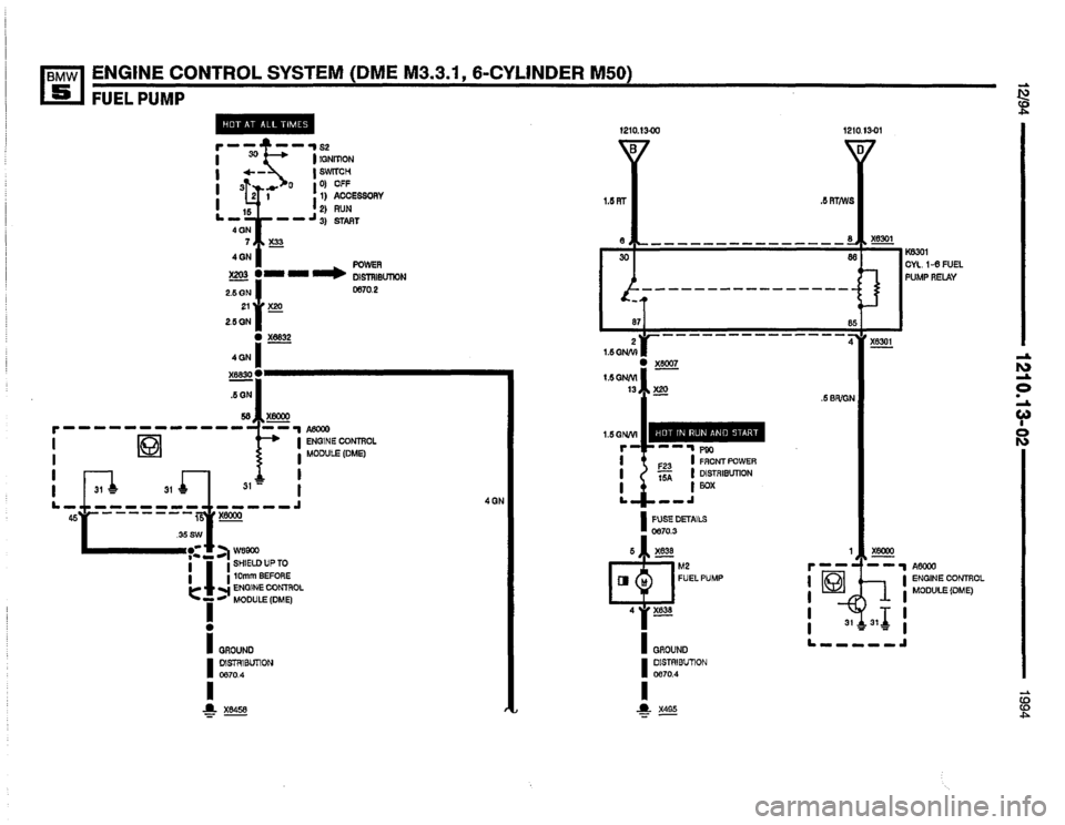 BMW 530it 1994 E34 Electrical Troubleshooting Manual 
